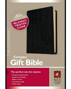 NLT Compact Gift Bible - Black
The perfect size bonded leather Bible