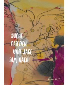 Poster A4 'Suche Frieden'
