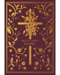 Neues Leben. Die Bibel - Gold/Bordeauxrot