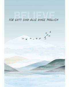 Für Gott sind alle Dinge möglich – Notizbuch