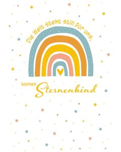 Die Welt steht still für uns, kleines Sternenkind