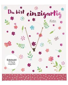 Edelstahl-Kette 43 cm