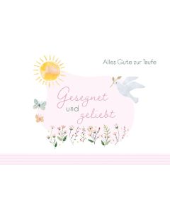 Gesegnet und geliebt – Alles Gute zur Taufe