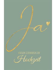 Herzliche Glückwünsche zur Hochzeit