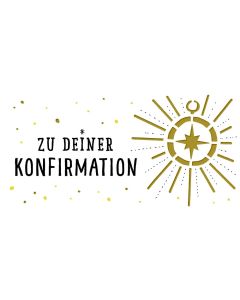 Kuvert für einen Geld- oder Gutschein – Zu deiner Konfirmation