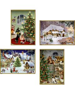 Mini-Adventskalender – Nostalgische Weihnachtswelt