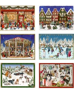 Miniatur-Adventskalender – Fröhliche Adventszeit