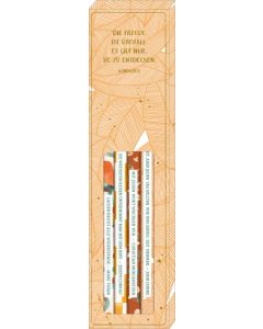 Bleistift-Set mit Sprüchen