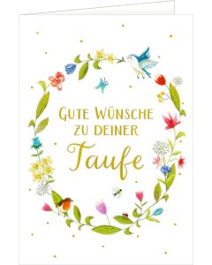 Grußkarten-Set – Glückwünsche zur Taufe