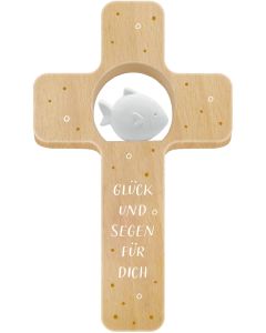 Holzkreuz – Glück und Segen für dich