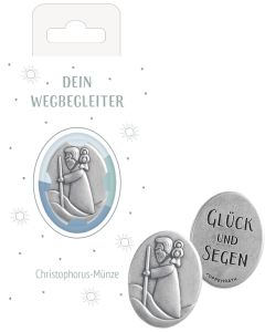 Christophorus-Münze – Glück und Segen