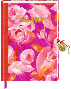 Tagebuch mit Schloss – All about pink