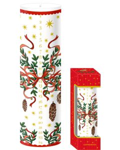 Adventskalender-Kerze – O du fröhlicher Advent!