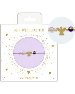Armband - Perlenarmband mit Engelanhänger
