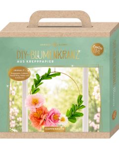DIY-Blumenkranz aus Krepppapier