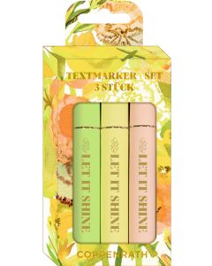 Textmarker-Set – All about yellow