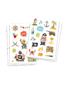 Sticker-Set Pirat