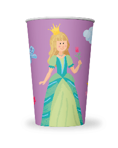 Pappbecher-Set Prinzessin