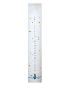 Adventskalenderkerze Tannenzweig