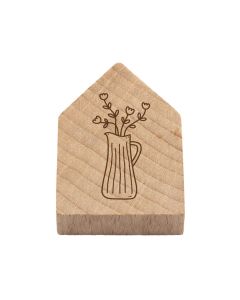 Magnetisches Holzhaus Blumenkanne