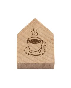 Magnetisches Holzhaus Tasse