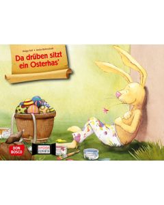 Da drüben sitzt ein Osterhas. Kamishibai Bildkartenset.