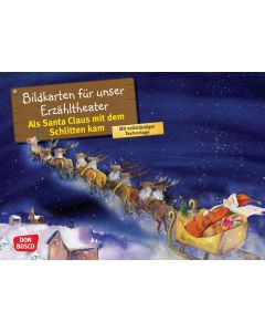 Als Santa Claus mit dem Schlitten kam. Kamishibai Bildkartenset