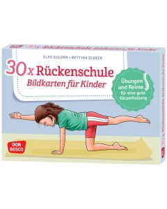 30 x Rückenschule. Bildkarten für Kinder
