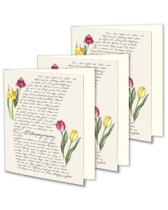 3er-Set Klappkarten »Osterspaziergang«