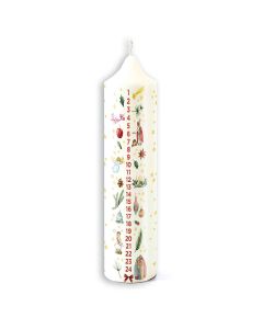Adventskalender-Kerze
