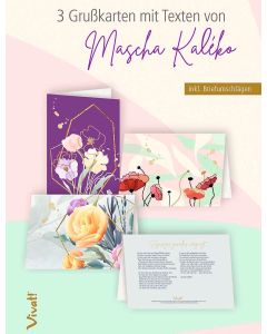 3er-Set Grußkarten »Mascha Kaléko«