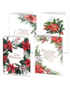 4er-Set Grußkarten »Segensreiche Weihnachtszeit«