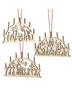 3er-Set Holz-Anhänger »Schwibbogen«