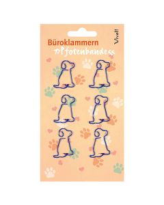 6er-Set Büroklammern »Pfotenbande«