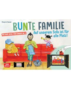 Bunte Familie: Auf unserem Sofa ist für alle Platz. Kamishibai Bildkartenset