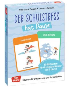 Der Schulstress hat Pause. 30 Bildkarten für Grundschulkinder von 6 bis 10