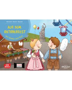 Auf dem Oktoberfest mit Emma und Paul. Kamishibai Bildkartenset