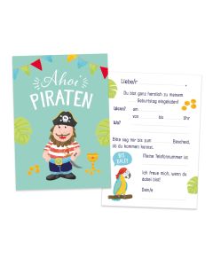 Kindergeburtstag Einladungen Pirat