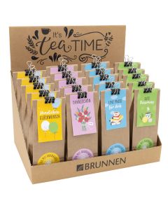 Display - Tee mit Grußkarte