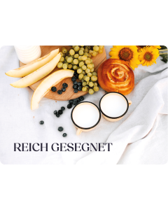 Reich gesegnet