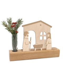 Holz-Krippe
