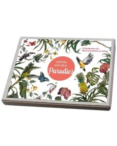 Postkartenbox 'Grüße aus dem Paradies'