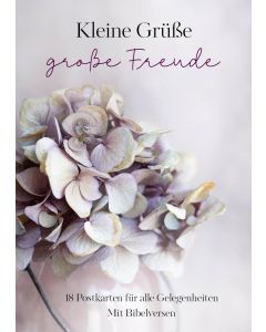 Postkartenset 'Kleine Grüße, große Freude'