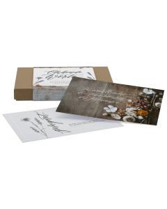 Postkarten-Set 'blühende Worte' (Box)