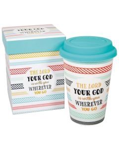 Becher in Box 'The Lord your God is with you wherever you go'