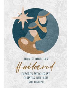 Postkarte 'Euch ist heute der Heiland geboren, welcher ist C