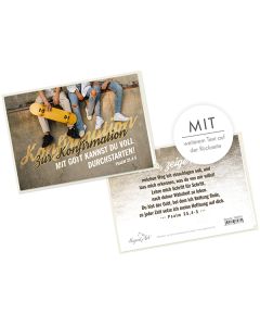 Faltkarte 'Zur Konfirmation'