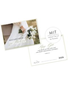 Faltkarte 'Segenswünsche zur Hochzeit'