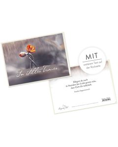 Faltkarte 'In stiller Trauer'