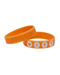 The four Armband orange 15 cm